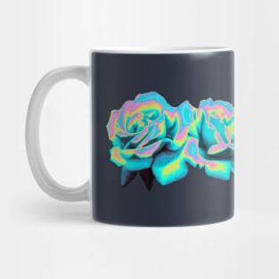 Aqua Rose Mug